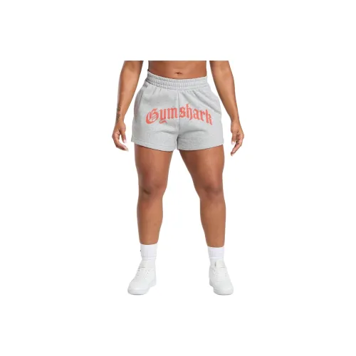 GYMSHARK Strength DEPARTMENT Graphic Shorts Повседневные шорты Женские Светло-серый