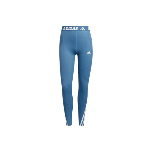 Adidas Синие Женские Спортивные Брюки