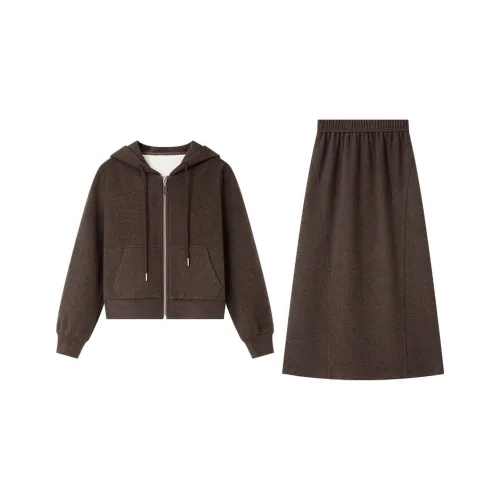 VIMLY Повседневный костюм женский кофейный