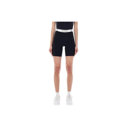 SPORTY & RICH Черные Женские Спортивные Шорты