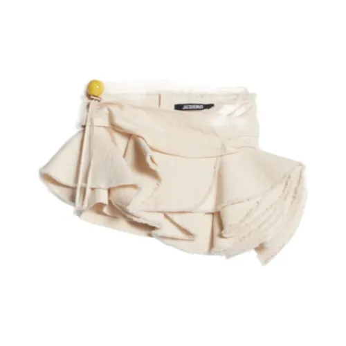 Jacquemus Белая Женская Повседневная Короткая Юбка