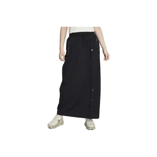nike Повседневный Длинный Юбка Женские Черный