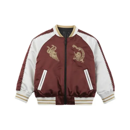 Jordan MJ Chinese New Year Куртки Пальто Детский Темный Командный красный