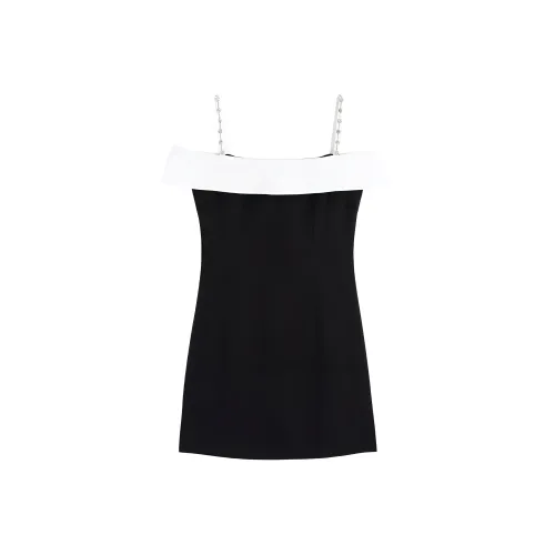 BEBE SS24 Slip Платье Женское Черное