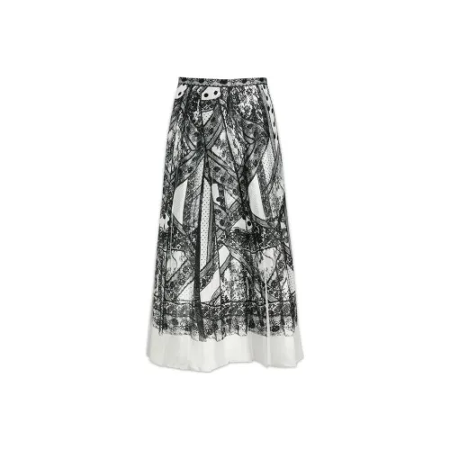 Erdem Черные Женские Повседневные Длинные Юбки