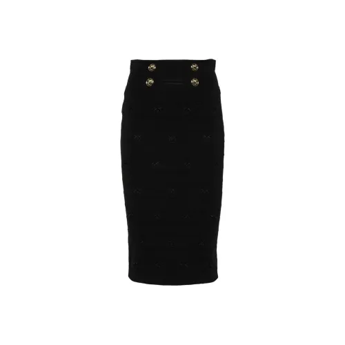 PINKO SS24 Повседневная длинная юбка женская черная