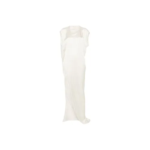 RICK OWENS совместный бренд RO Без рукавов Платье Женское Белое