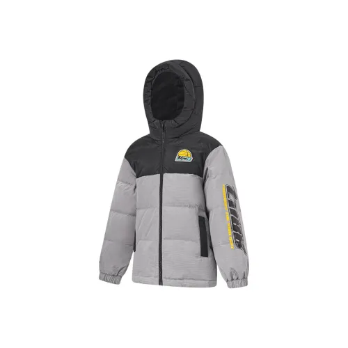 LINING YOUNG Серебристый Черный Детский Утеплённый Куртка