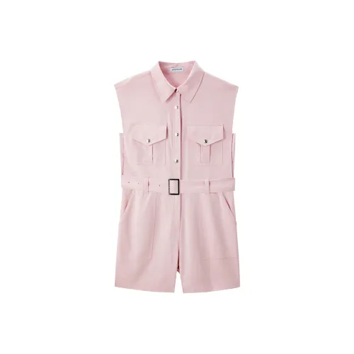 PEACEBIRD Без рукавов Платье Женское Розовое