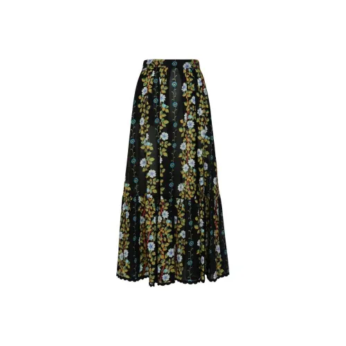 ETRO Черные Женские Повседневные Длинные Юбки