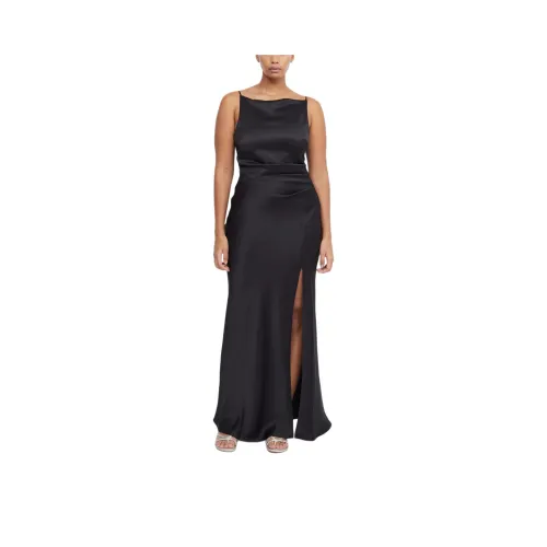 BEC+BRIDGE The DREAMER Макси-платье Slip Платье Женское Черный Черный