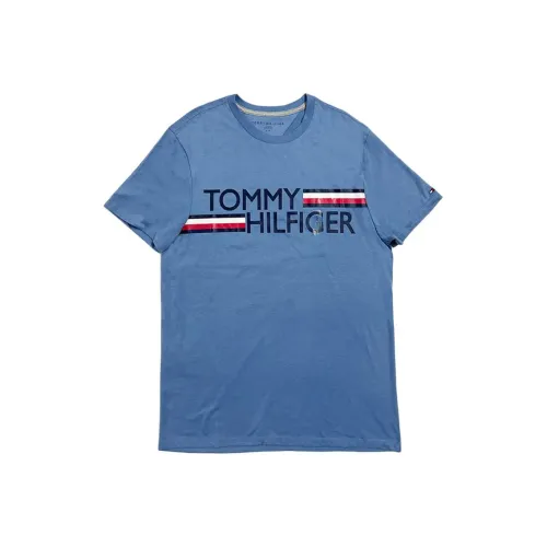 Tommy Hilfiger Мужские Синие T-рубашки