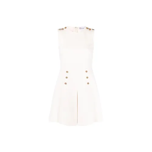 RED VALENTINO Без рукавов Платье Женское Экрю