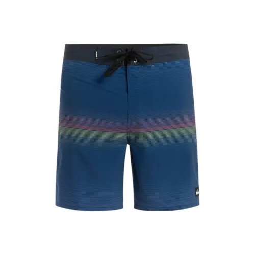 Quiksilver Темно-синие мужские пляжные шорты