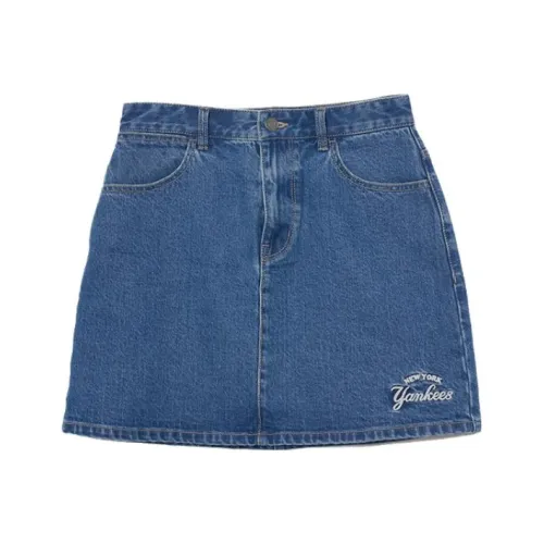MLB Индиго Женские Джинсовые Короткие Юбки