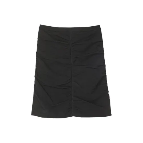 Sandro Короткая Юбка из Ткани с Ручной Работой Повседневная Короткая Юбка Женская Черная