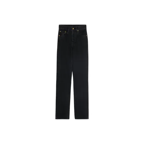 Jacquemus Женские джинсы черного цвета