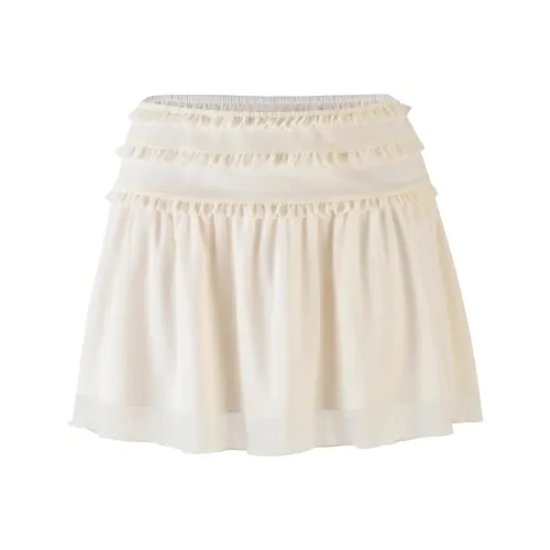 Tiger Mist Ginny Юбка Повседневная Короткая Юбка Женская Белая