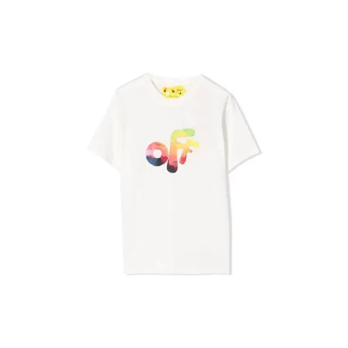 Off Белый SS22 Белый Kids T Рубашки