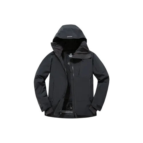 SALOMON Черная Женская лыжная куртка