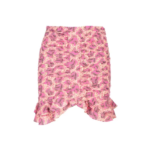 ISABEL MARANT Розовые Женские Повседневные Короткие Юбки