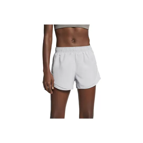 NIKE Серые белые Женские спортивные шорты