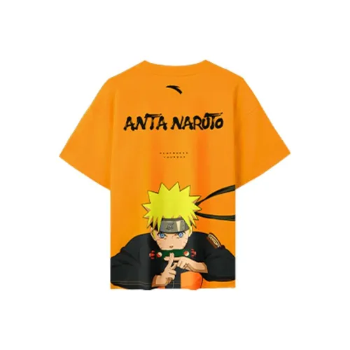 Antakids NARUTO Aix Апельсин Унисекс Футболка