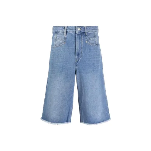 ISABEL MARANT Синие Женские Джинсовые Шорты