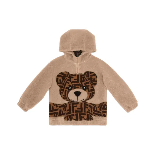 FENDI Свитшот FW23 Бежевый Детский