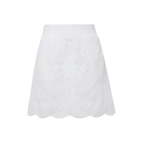 Dazzle Отбеленный белый Женские Повседневные короткие юбки
