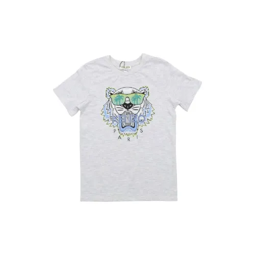 KENZO Светло-серые Детские Рубашки T