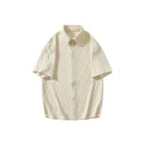 Хаки-рубашка с короткими рукавами