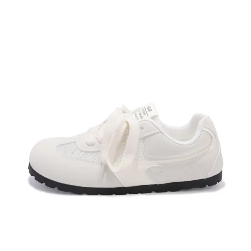 SNXR Низкий топ Скейтборд Кроссовки Женские Бежевые