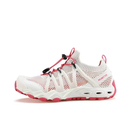 HUMTTO Поддержка Ударопрочная Амортизация Обувь для походов Женская Бежевая Белая Розовая