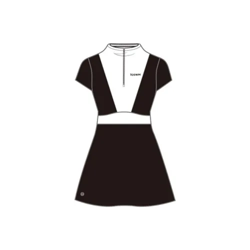 TOSWIM Сладкий Белый Черный Юбка Женские Платья и Юбки для плавания