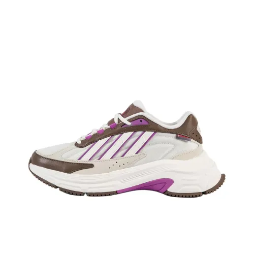 Adidas FC CLASSIC Амортизаторы Slip-resistant Низкий Топ Casual Женские Белый Фиолетовый