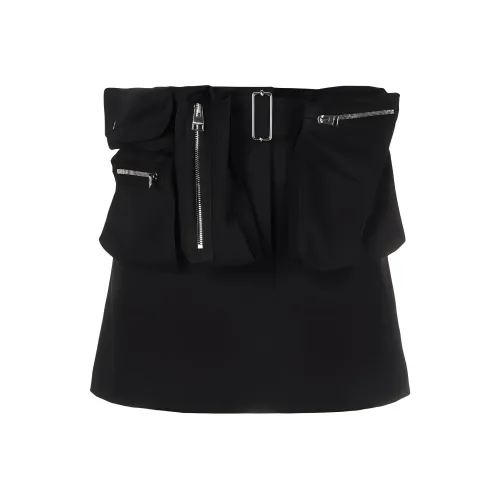 JW Anderson Черный Женский Повседневный Короткий Юбка