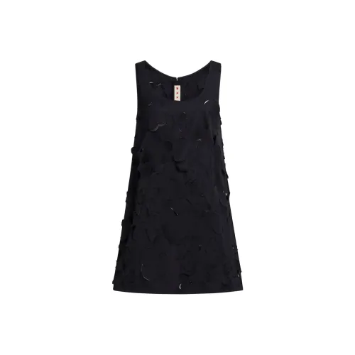 MARNI Без рукавов Платье Женское Черное