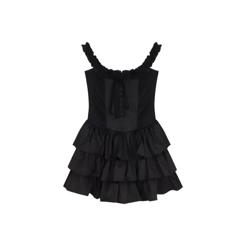 ZCDECO Slip Платье Женское Черное