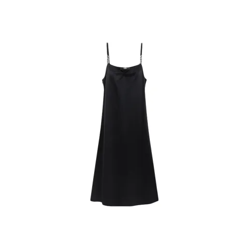 KARL LAGERFELD Slip Платье Женское Черное