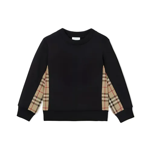 Burberry Черный Kids Свитшоты