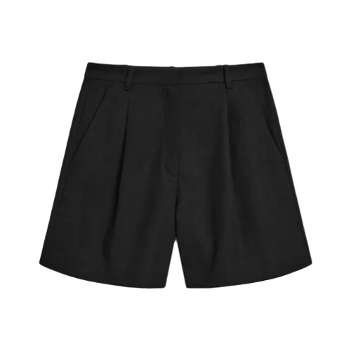 Massimo Dutti Повседневные шорты Женские Черные