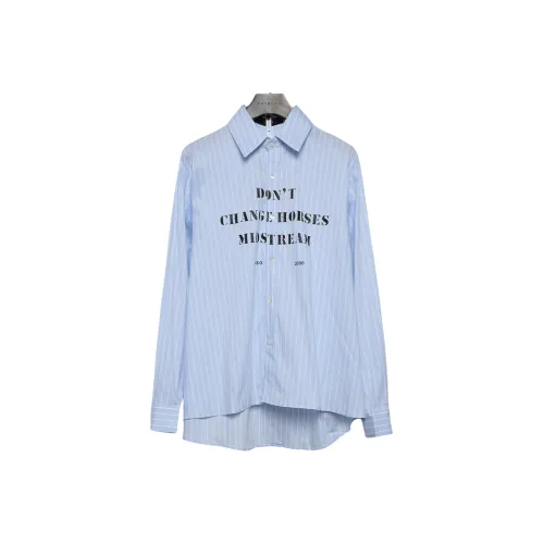 RAYSHOW Мужские рубашки синие