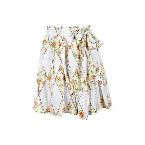 MSGM Белая Женская Повседневная Короткая Юбка