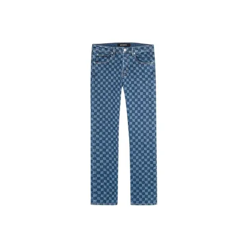Misbhv Signature Monogram Jeans Women's Blue