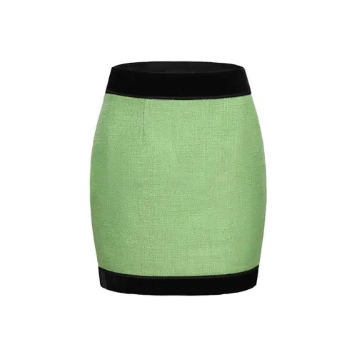 NANA JACQUELINE Повседневные короткие юбки Женские Зеленый