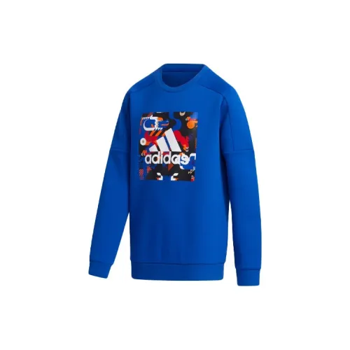 Adidas Свитшот Real Madrid C.F Королевский Синий Детский