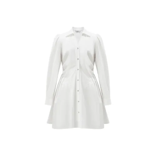 TAMMY TANGS Длинное платье с длинными рукавами цвет белый