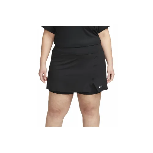 nike Court Dri FIT Victory Женские Теннис Юбка Большой размер Повседневные Короткие Юбки Женские Черный