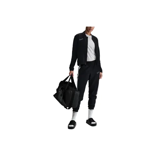 nike AcademyDri Форма Технический Спортивный Костюм Swoosh Повседневный Комплект Женские Черный Белый